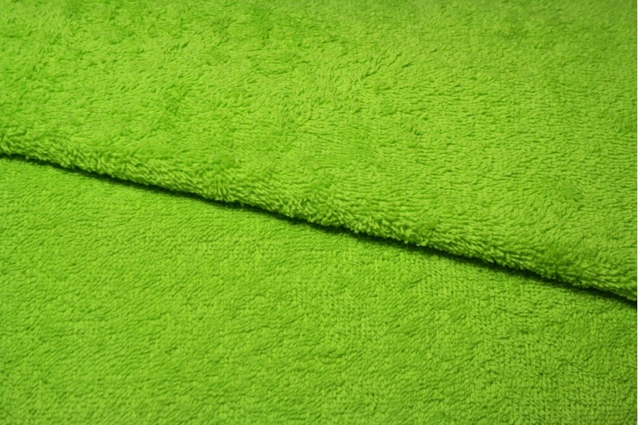 10cm Handtuch-/Bademantelfrottee apfelgrün  (Grundpreis € 16,00/m)